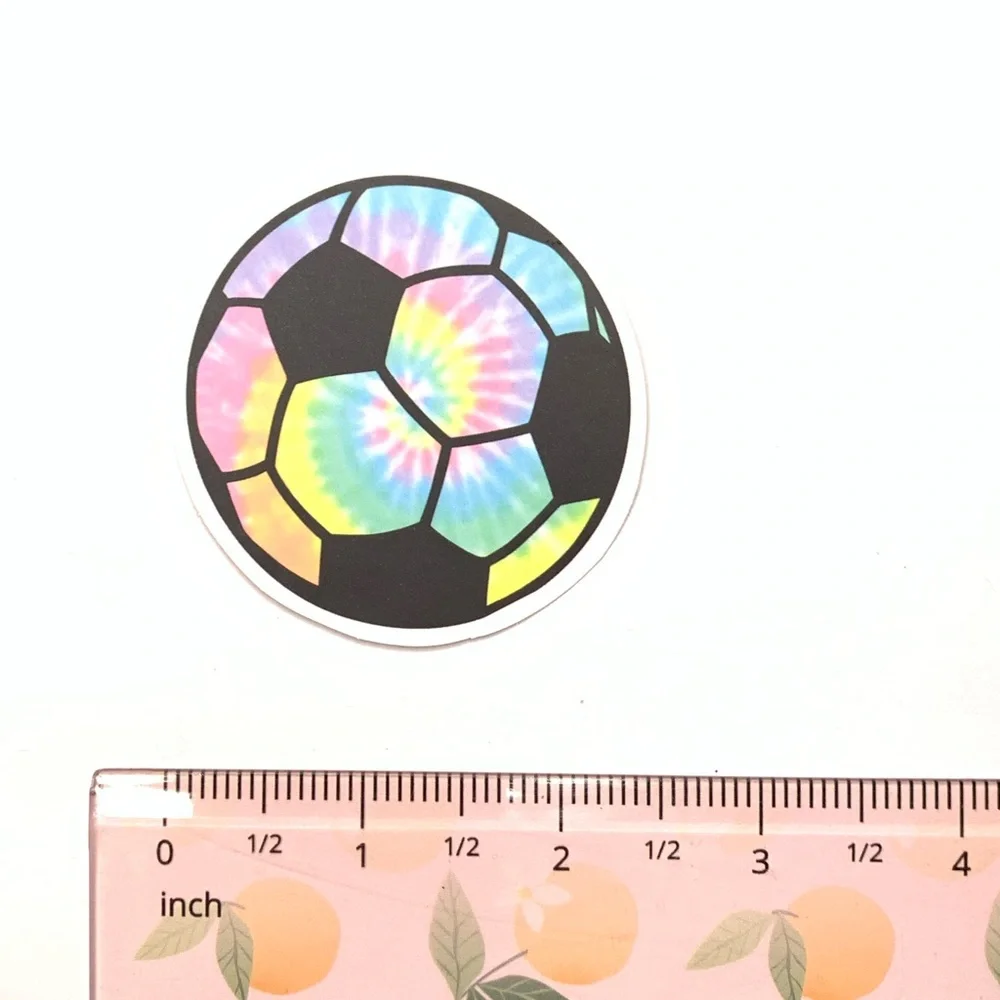 Soccer Ball Vinyl Sticker - Picture 2 of 2